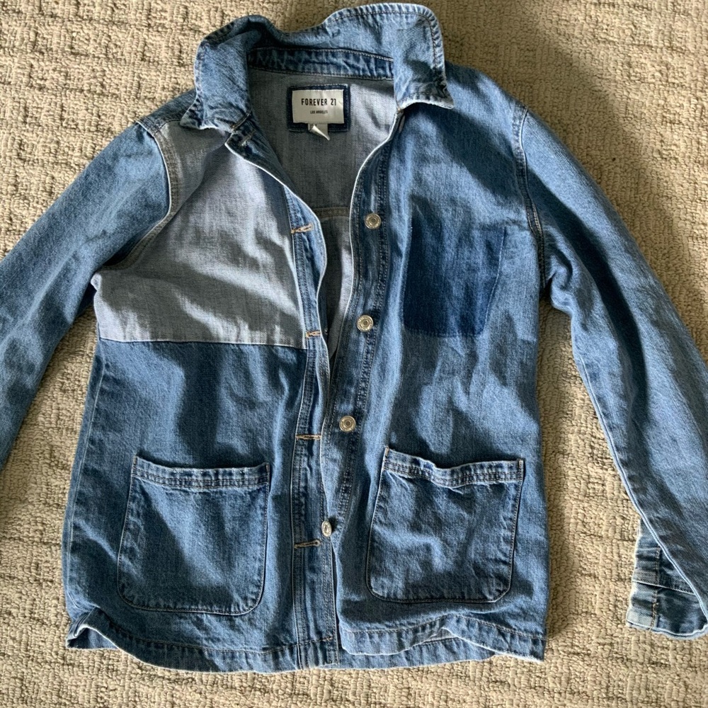 Denim cardigan